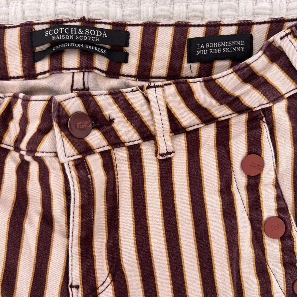 Scotch & Soda Mid Rise Skinny Jean Pants - Picture 8 of 8